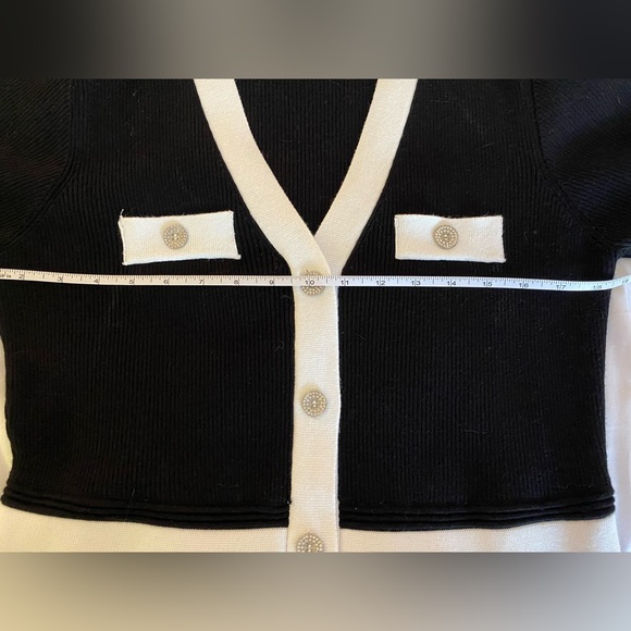 Karl Lagerfeld Black and White sweater dress - Picture 7 of 12
